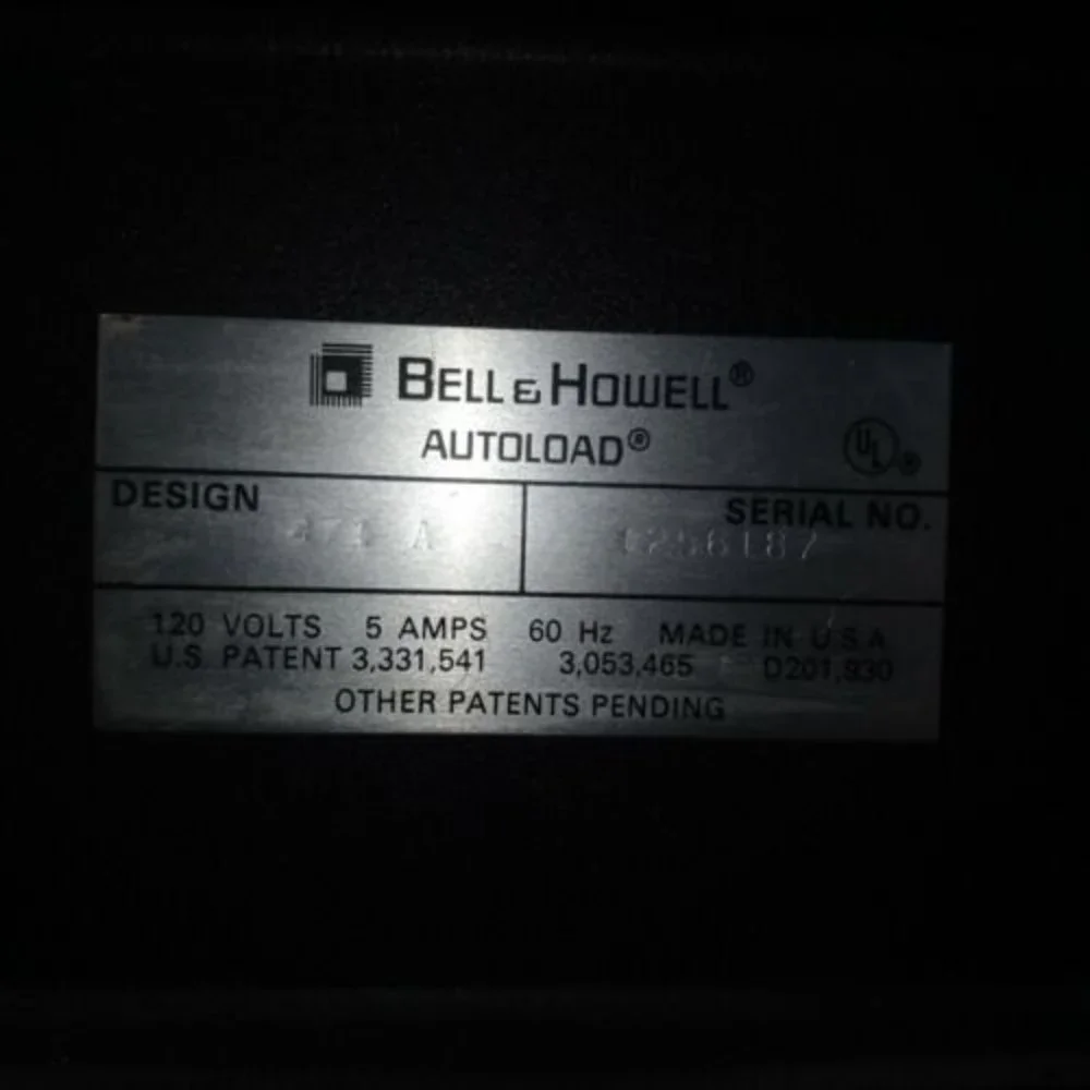 Vintage Bell & Howell 471A 8MM & Super 8 Autoload Projector